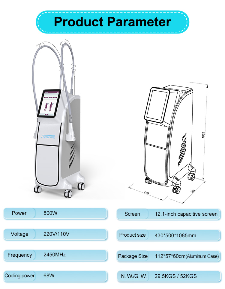 2450MHz Coolwave Slimming Machine