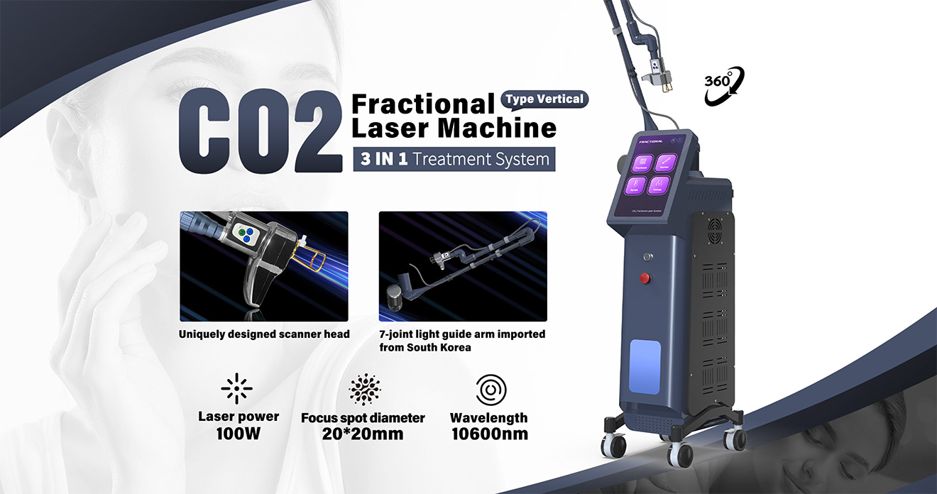Fractional CO2 laser machine