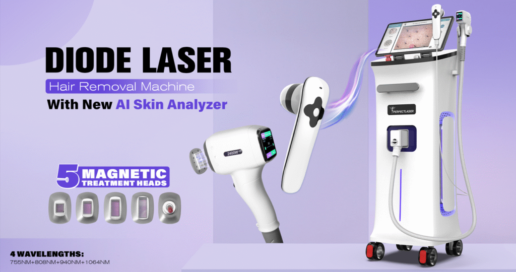 4 wavelengths Diode laser