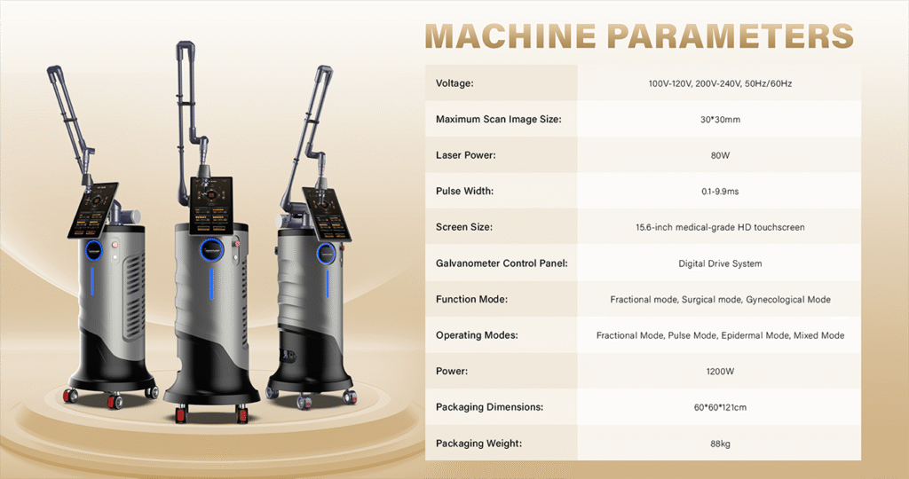 80W Fractional CO2 Laser