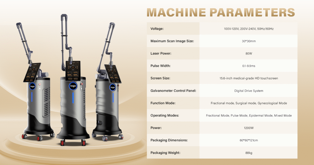 CO2 fractional laser machine